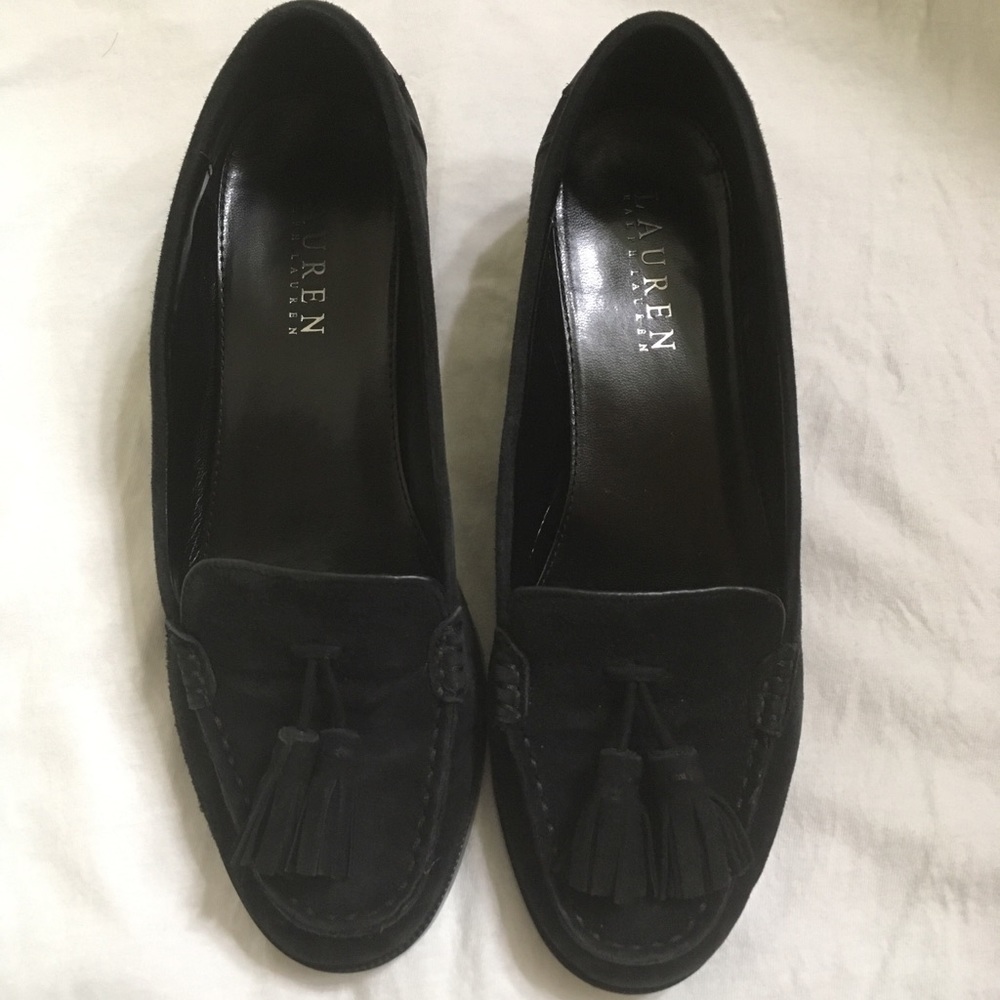 Ralph lauren suede shoes